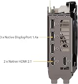 ASUS TUF Gaming RTX 3080 V2 OC 10GB GDDR6X PCIe 4.0 Graphics Card view 7