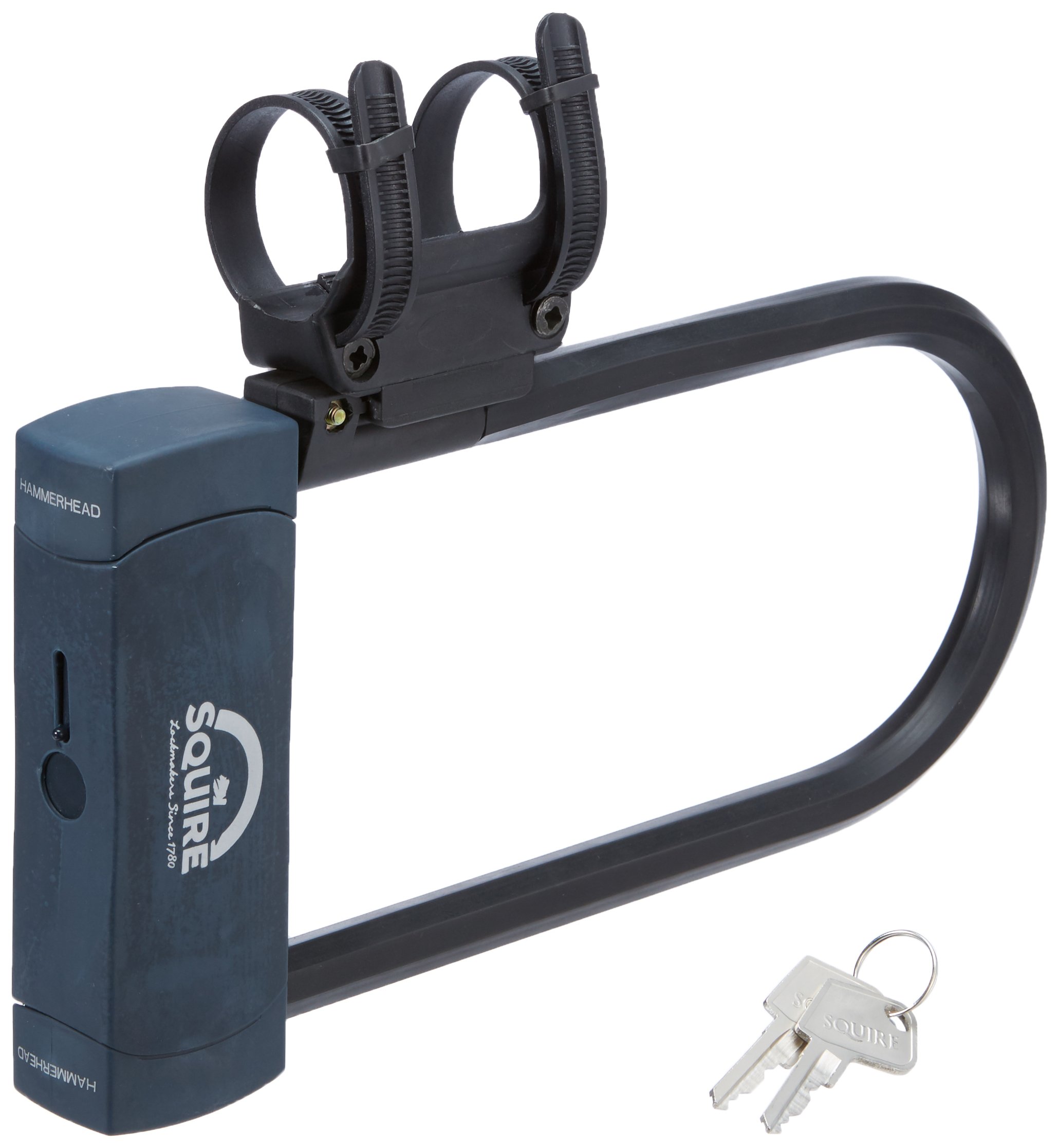 Henry Squire Hammerhead Key Sold Secure Gold 'D' Lock, 230 mm Shackle Height