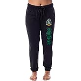 Harry Potter Womens' Slytherin House Crest Sleep Jogger Pajama Pants