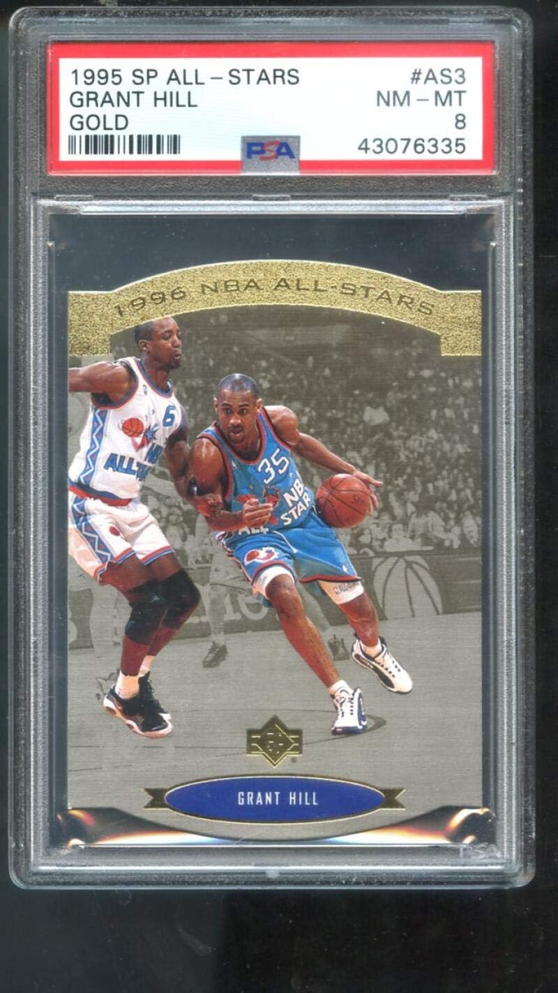 1995 Upper Deck SP AllStars Gold AS3 Grant Hill PSA 8