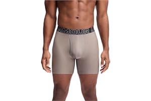 Under Armour Men's Multi-Pack Standard Tech Boxer Brief, 6" Inseam, All-Day Comfort & Ultra-Soft
