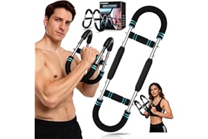 FFVRVSS Premium Twister Arm Trainer, Adjustable 40-100lb Chest Workout Equipment for Men & Women, Portable Detachable Design for Home Gym, Arm Chest and Shoulder Muscle Strength Exerciser Training