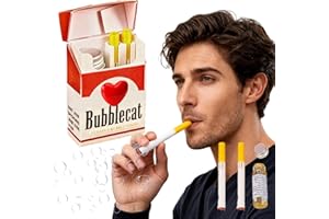 Axonkit Bubble Cigarette Stress Relief Gift Fake Cigarette Mini Bubble Blower Bubble Sticks Relaxation Birthday Christmas Par