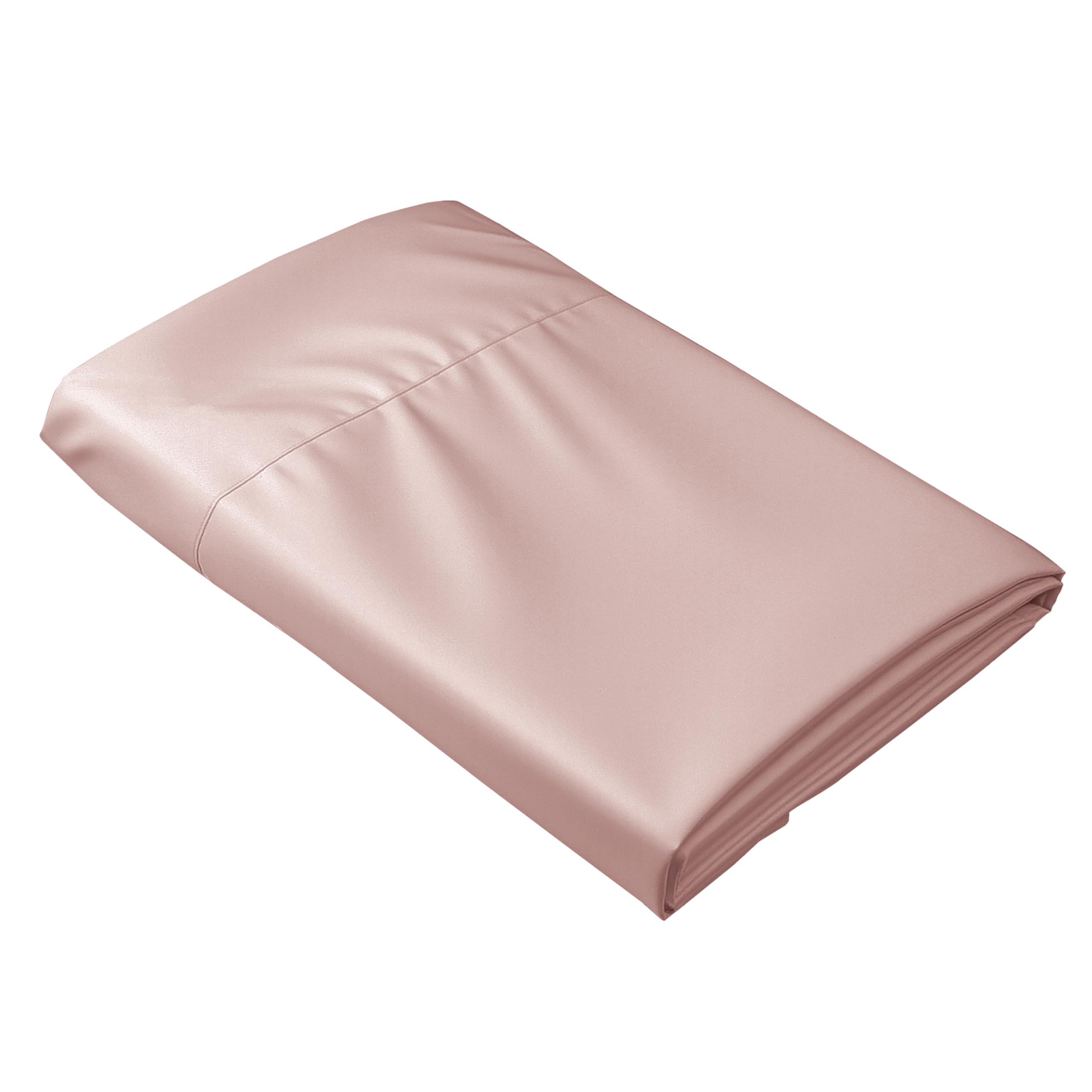 HBHLFZ Full Flat Sheet - Ultra Soft Polyester Top Sheet - Hotel Quality Bed Sheets - Comfortable Wrinkle-Free - Easy to Care for - 1 Full Flat Sheet Only（Full，Light Pink）