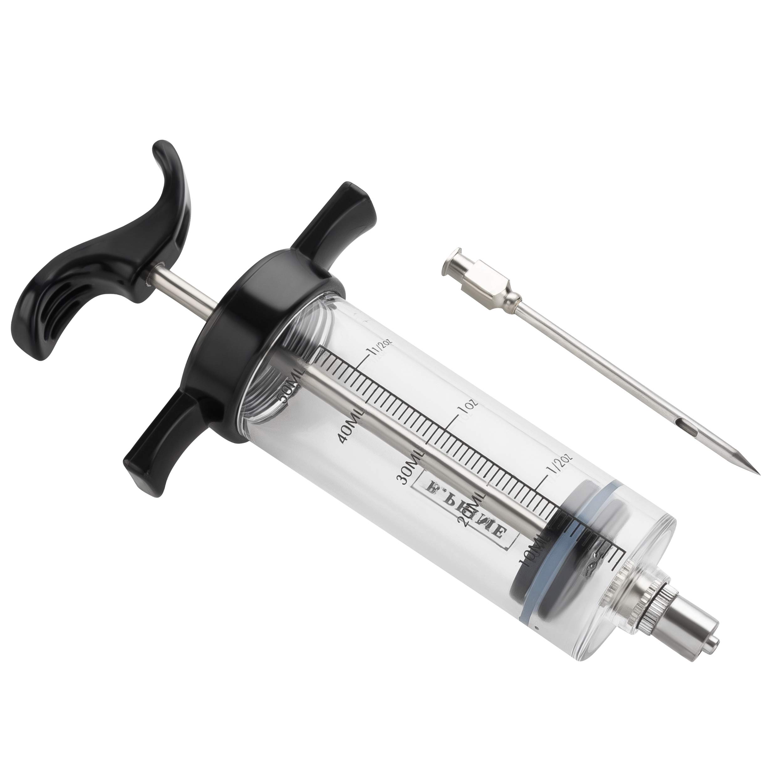 B.PRIME Plastic cooking syringe/meat injector with 50ml / 1.8 oz barrel
