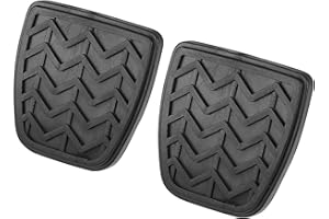 X AUTOHAUX 1 Pair 31321-52010 Gas Accelerator Pedal Covers Brake Foot Pedal Pads for Toyota Yaris R 2016 for Toyota RAV4 2001