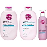 eos Shower Essentials Bundle- Body Lotion, Body Wash, Shave Oil - Fresh & Cozy