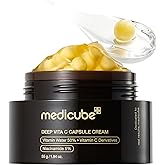 medicube Capsule Cream with Deep Vitamin C | Liposome Vitamin C Golden Capsule for Radiance & Firm-Looking Skin | Hydrating Glow Gel Texture | Korean Skincare, 1.94 oz