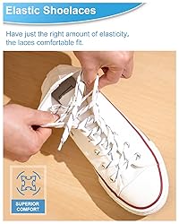 Neo-wows Elastic No Tie Flat Shoelaces for