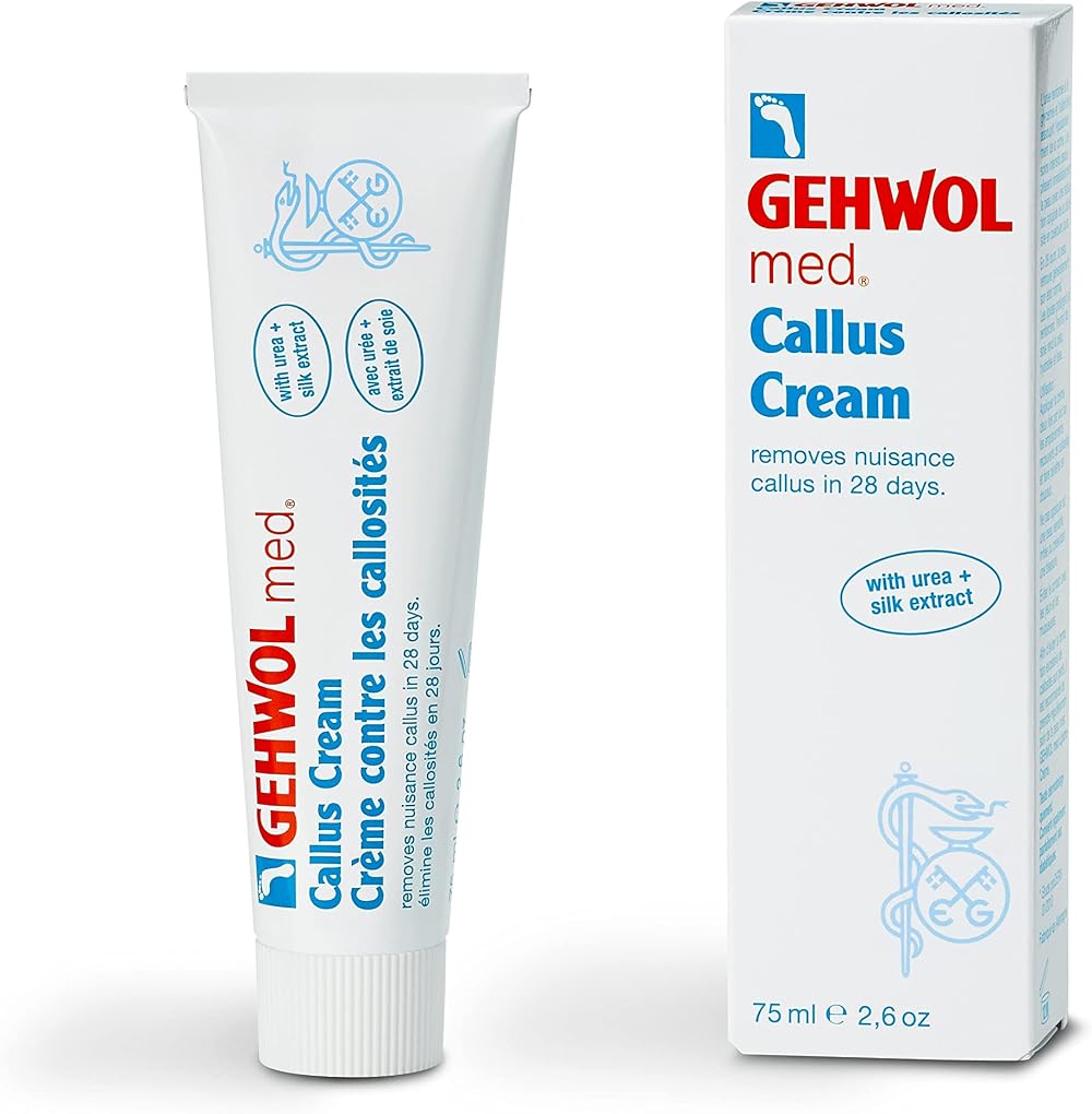 Gehwol Med Callus Foot Cream 75ml Urea Silk Extract Soften Rough Skin