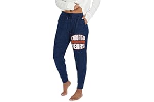 Zubaz Women's NFL Team Womens Marled Super Soft, Lightweight Jogger Pant