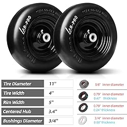 AR-PRO (2-Pack) 11x4.00-5 Tire and Wheel