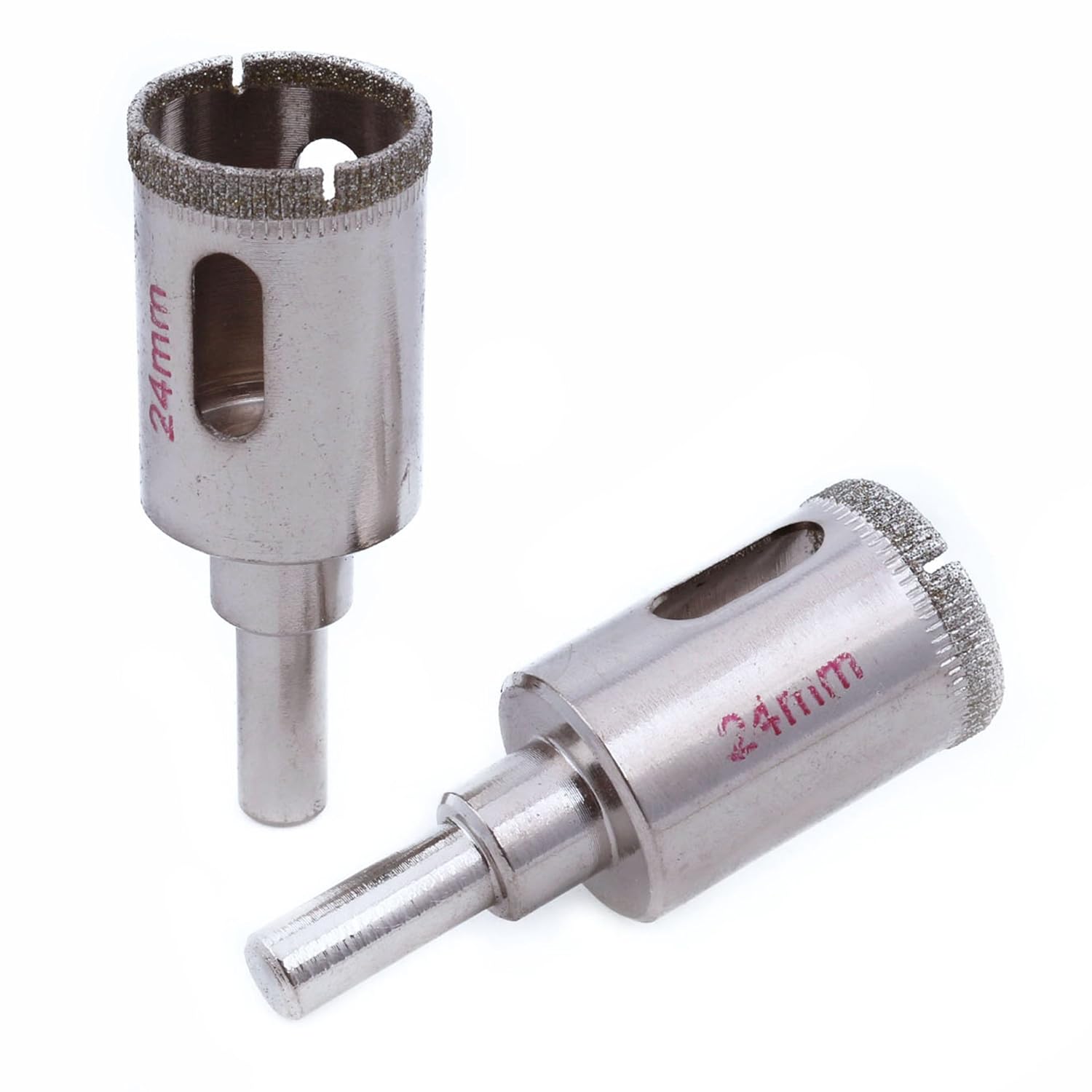 2Pcs 24 mm Diamond Hole Saws Granite Drill Bit Coated Masonry Tools for