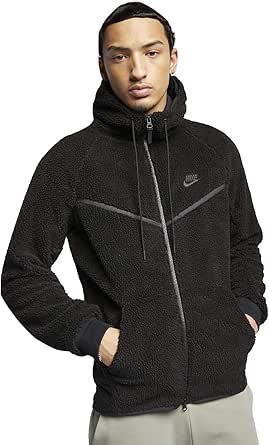 black nike sherpa