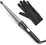 BaByliss Ceramic Curling Wand Pro 13-25mm 5 Heat 150-210C Grey/Black view 7