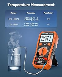 Crenova 890Z Digital Multimeter, 6000 Counts TRMS