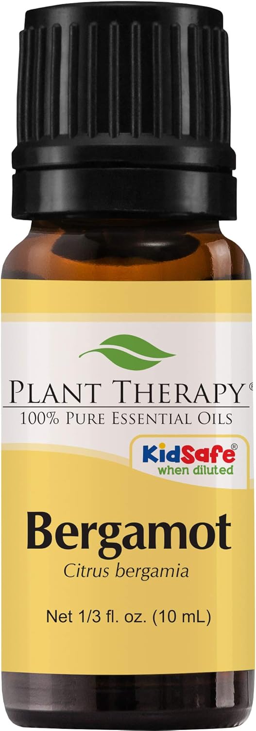 Plant Therapy Bergamot Essential Oil 100% Pure, Undiluted, Natural Aromatherapy, Therapeutic Grade 10 mL (1/3 oz): Beauty