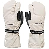 Volcom Men's V Snow Trigger Mitts – Waterproof Insulated Snowboard Mittens with PFAS-Free DWR, Stone, Medium