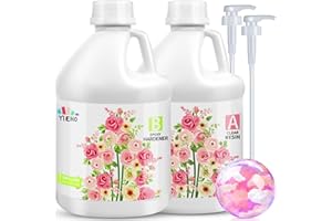 YIEHO 2 Gallon Epoxy Resin with Pumps, Upgraded Crystal Clear Hard Bubble Free Anti Yellowing 2 Part Resin for Coating, Art Crafts, DIY, Jewelry Making 1:1