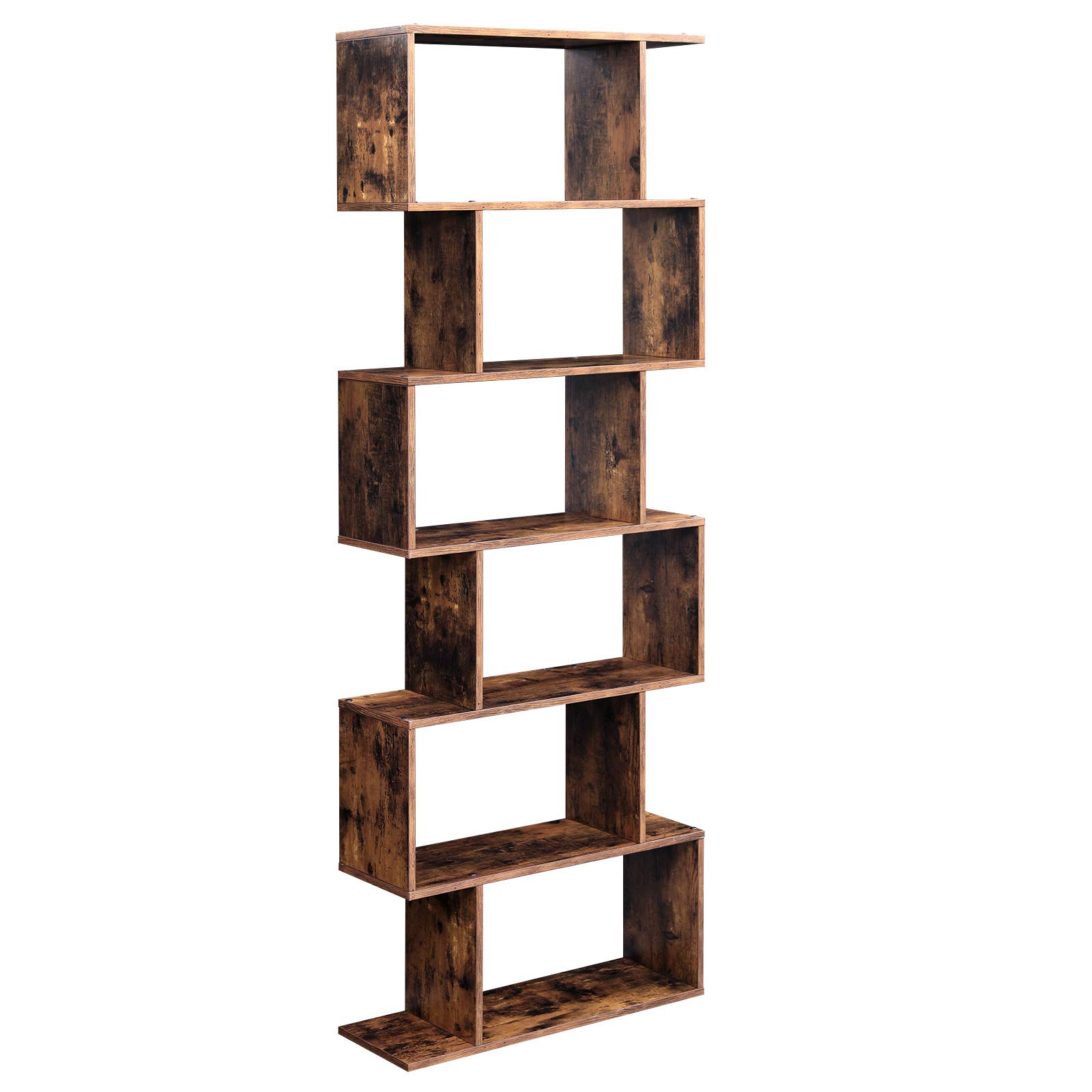 Buy VASAGLE Wooden Bookcase, Cube Display Shelf and Room Divider