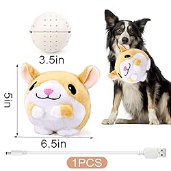 BABORUI Interactive Dog Toys Hamster, Jumping