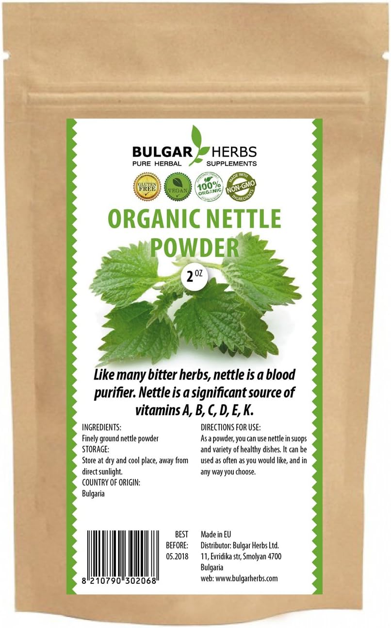 Organic Nettle Powder - 2 Oz. (50g)