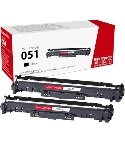 Amazon.com: High-Yield 051 Black Drum Unit (2-Pack) - Vsenk