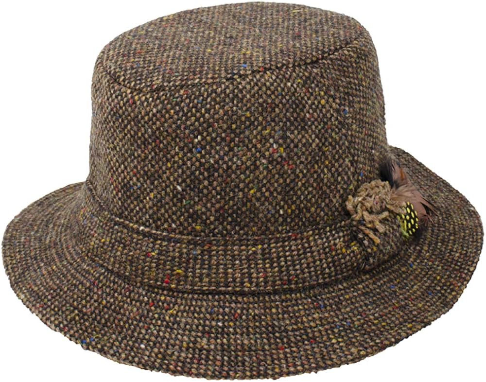 mens irish tweed walking hat