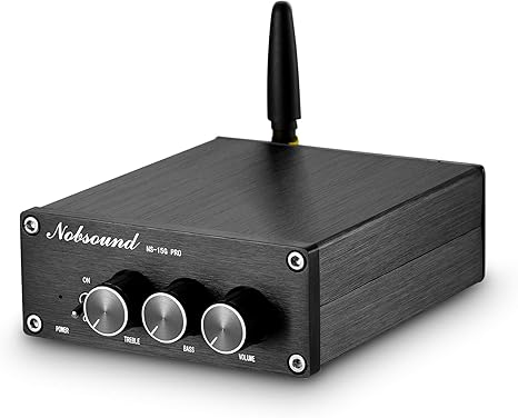 Amazon Com Nobsound 0w 2 Channel Bluetooth 5 0 Amplifier Class D Stereo Audio Power Amp Receiver Ns 15g Pro Home Audio Theater