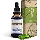 Secrets of the Tribe Dandelion Leaf USDA Organic | Alcohol-Free Extract, High-Potency Herbal Drops, Digestive System | Made from 100% Certified Organic Taraxacum Officinale Dried Leaf 2 oz