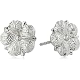 1928 Jewelry Floral Stud Earrings