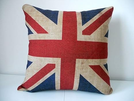 Buy Decorbox The Union Jack British Flag Cotton Linen Square