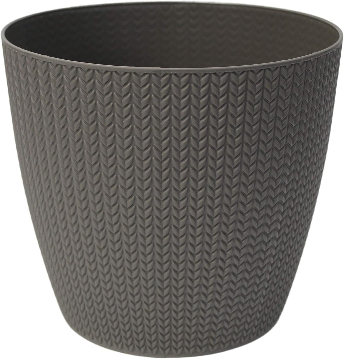 Koopp 25cm Large Rattan Plant Pot Planter in White Grey Blue or Black (Grey) Amazon.co.uk