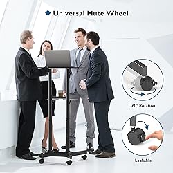 1home BONTEC Lecterns & Podiums Portable Mobile