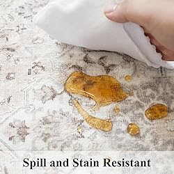 Washable 3x12 Hallway Runner Rug: Vintage Non Slip