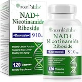 IWKDIJ NAD Resveratrol+ Trans 910mg 120 Capsules NAD+ Immune Energy Support
