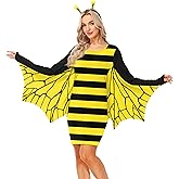 Magrank Women Thanksgiving Costume Long Sleeve Turkey Dress Cosplay Party Outfits