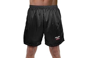 CAMPUS LAB Collegiate Official NCAA Men's Athletic Mesh Lined Workout Gym Shorts 7" Inseam Primary Logo Collection