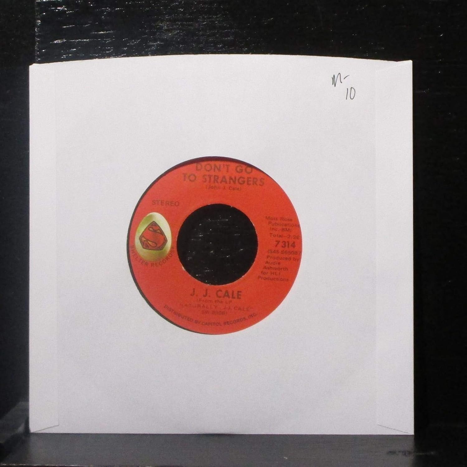 J.J. Cale CRAZY MAMA 45/7" Music