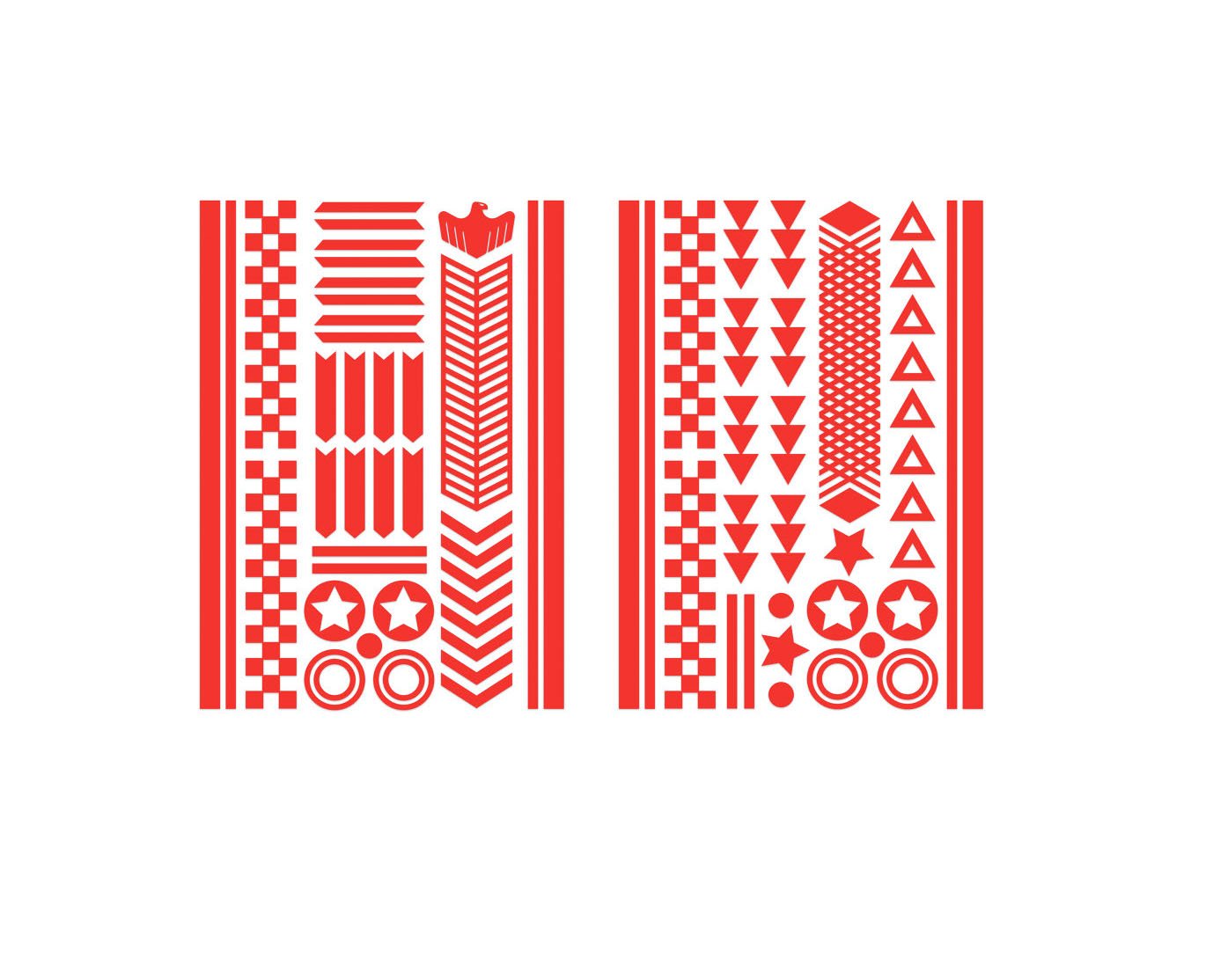 KIKKERLAND Bicycle Reflectors, Red