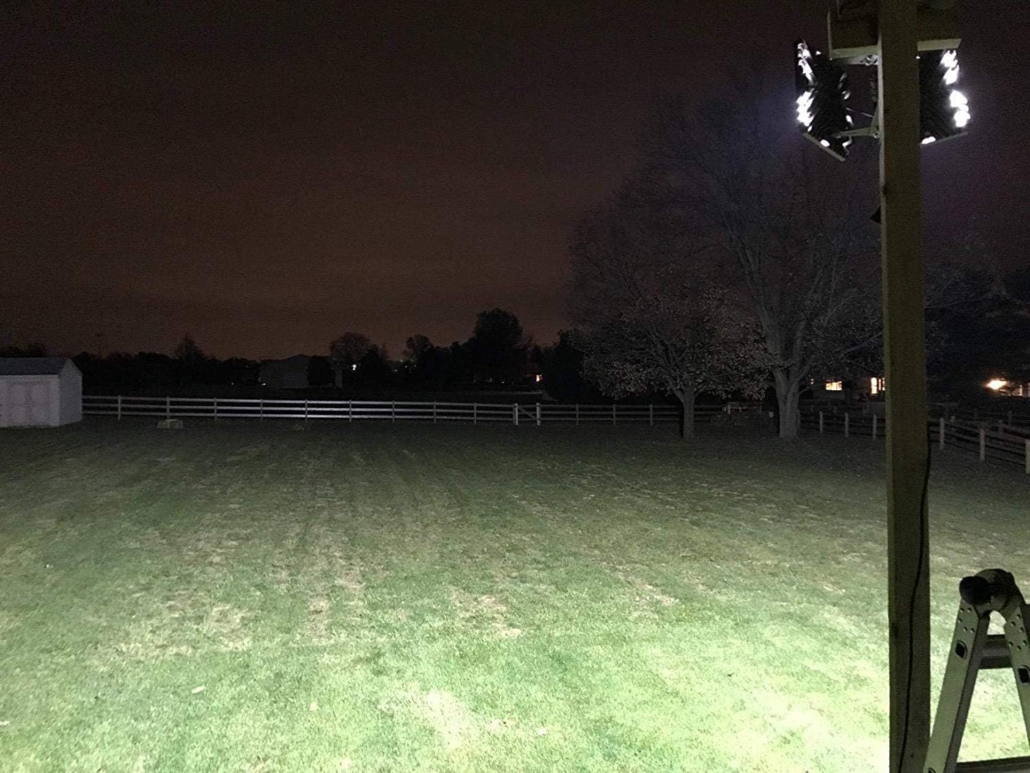 STASUN LED Flood Light, 150W 13500lm Security Lights with 330°Wide Lighting Area, OSRAM LED Chips, 6000K, Adjustable Heads, IP66 Waterproof Outdoor Floodlight for Yard, Court, Street, Parking Lot - - 