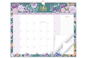OUMUAMUA GuassLee Wall Calendar 2024-2025, Calendar Wall 2024, 18 Months Hanging Calendar Jul. 2024 to Dec. 2025, 14” x 11.5” Monthly Planner Wall with Thick Paper for Office School Home Teacher Academic