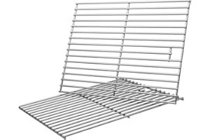 DPZM 17 inch Stainless Steel Cooking Grates for Home Depot Nexgrill 720-0830H, 720-0830D, 720-0783E, 720-0783C, Heavy Duty Grill Replacement Parts for Kenmore Uniflame GBC981, 2 Pack