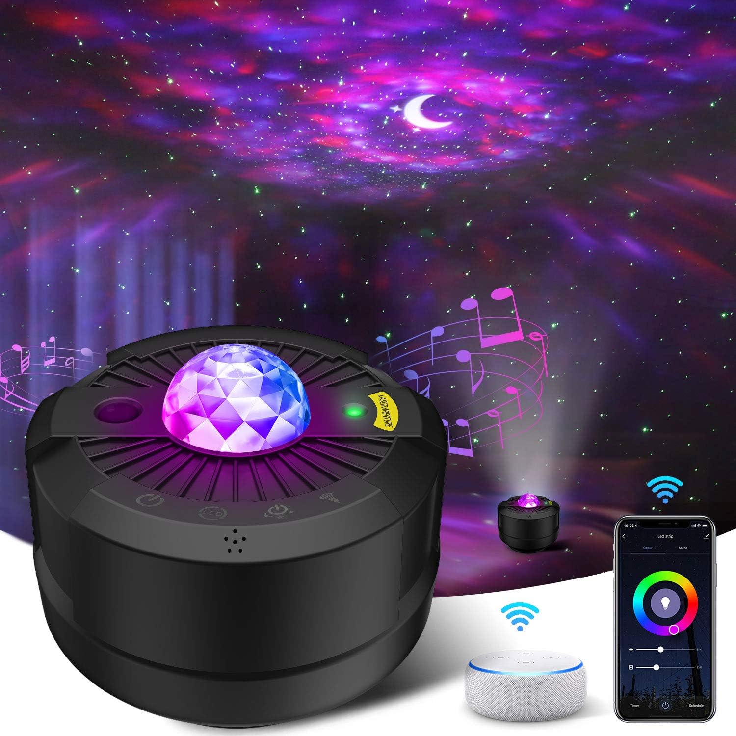 Amazon.com: Star Projector Galaxy Projector Moon Night Light Projector