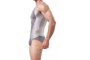BRAVE PERSON Men's Figure-Shape Bodysuits Elastic Workout Clothes Swimwear, Fitness, Cycling 2241