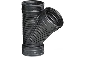 CAI - ADVANCED DRAINAGE SYSTEMS Advanced Drainage Systems 10-13/16"L Corrugated Drain Wye, 3" Pipe Dia.