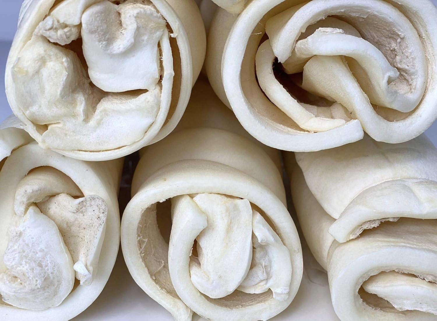 Beef Cheek Roll Chew for dogs 10 inches All Natural (6 Count) All