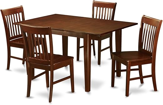 Amazon Com Mlno5 Mah W 5 Pc Kitchen Nook Dining Set Breakfast