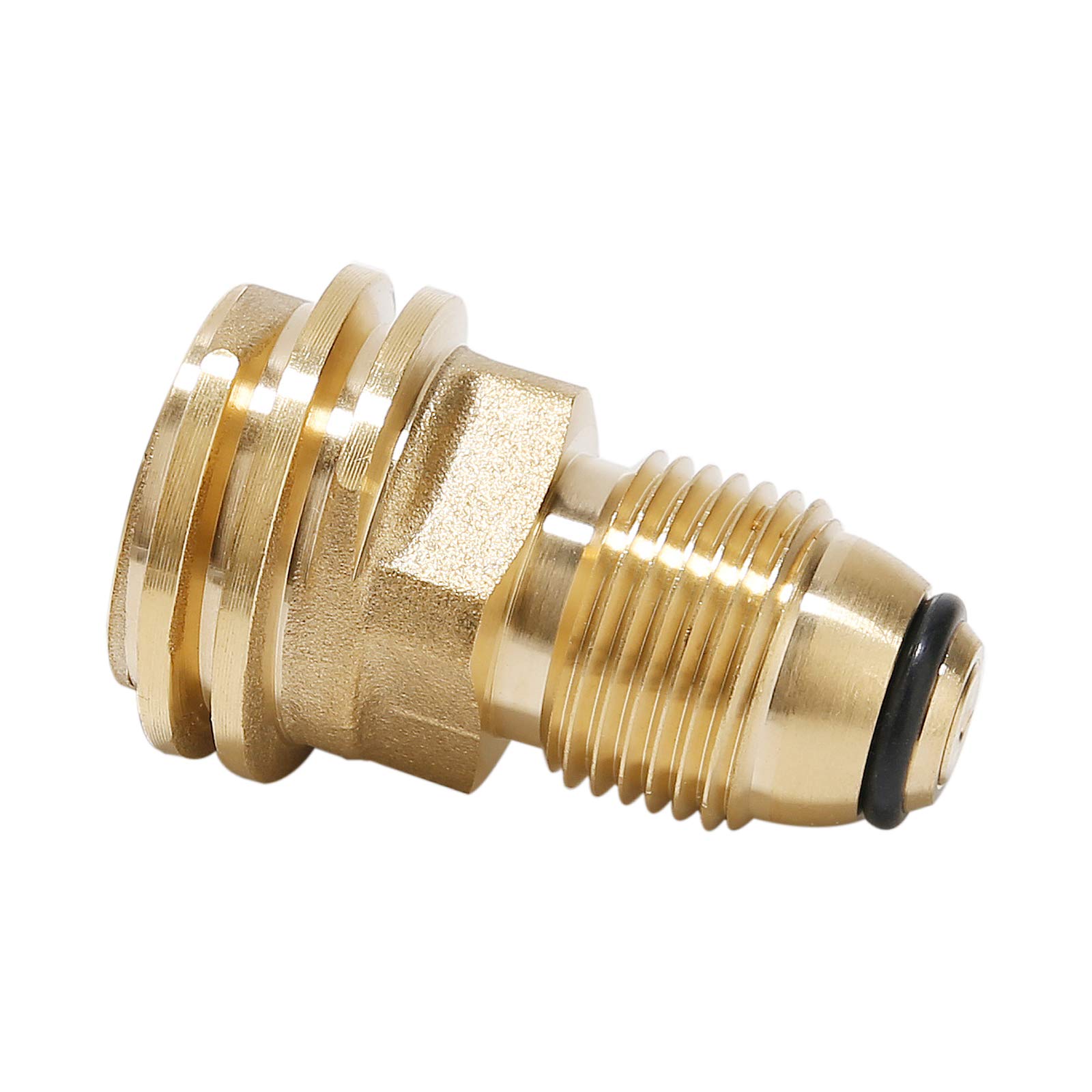 Photo 1 of Roastove Propane Tank Adapter, Converts POL LP Tank Valve to QCC1/Type1 Hose or Regulator