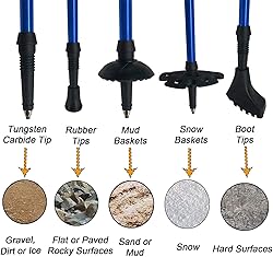 Aihoye Trekking Poles, Collapsible Lightweight